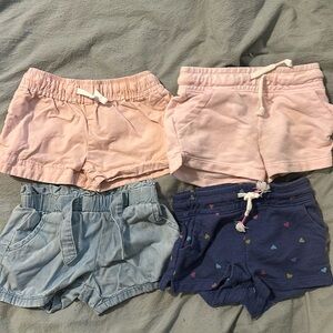 Four size 2T girls shorts